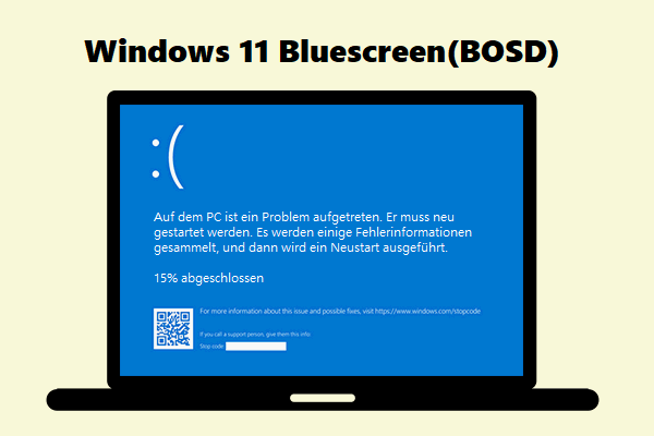 Was ist Windows 11 Bluescreen So können Sie den BSOD Fehler beheben