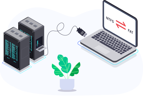 NTFS zu FAT konvertieren