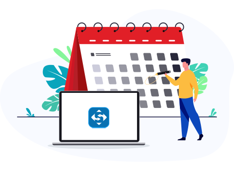 Flexibler Sicherungszeitplan