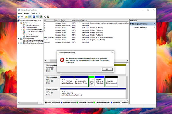Nicht Genügend Speicherplatz Obwohl Genug Vorhanden Windows 10 So beheben Sie: Nicht genügend Speicherplatz vom Datenträger zur