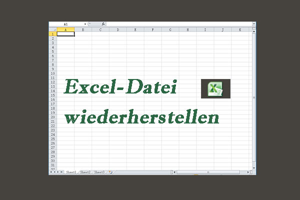 Gelöst – So stellen Sie nicht gespeicherte Excel-Datei und gelöschte Excel-Datei wieder her
