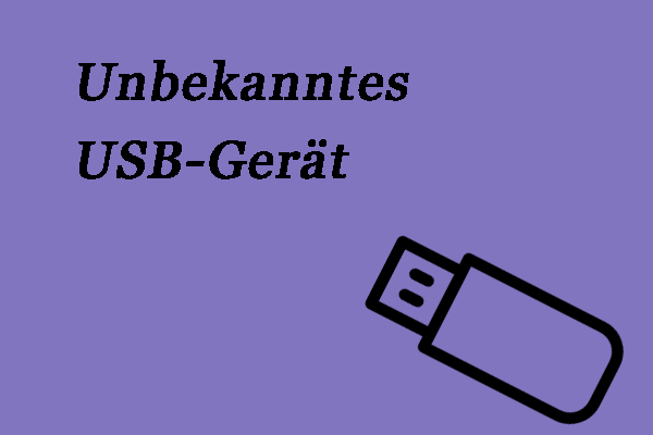 Unbekanntes Usb Gerät Fehler Beim Zurücksetzen Des Ports Fehler: Unbekanntes USB-Gerät (Fehler beim Anfordern einer