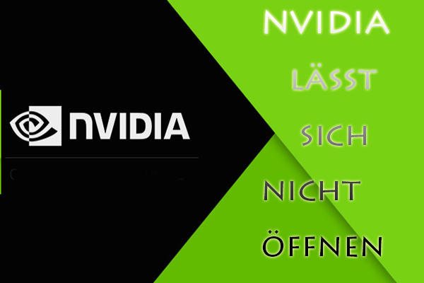Die Korrektur für nicht geöffnete NVIDIA-Systemsteuerung unter Windows 10/8/7