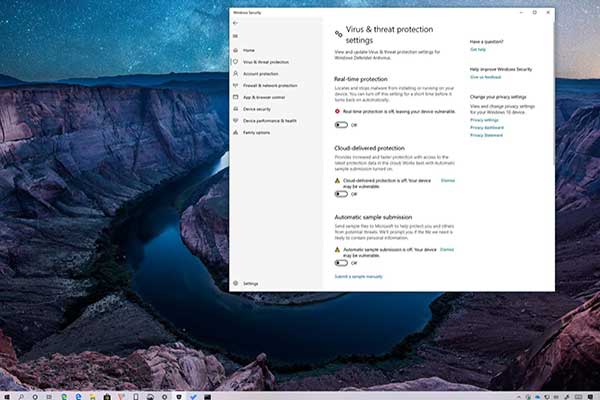 So deaktivieren Sie Windows Defender Antivirus unter Windows 10