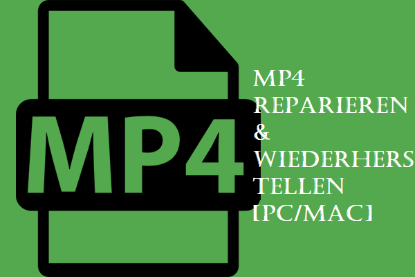MP4 reparieren & wiederherstellen [PC/Mac]