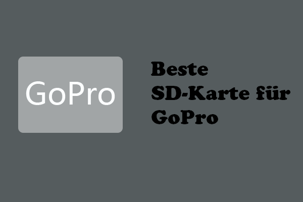 6 beste SD-Karten für GoPro Hero 9/8/7 Black-Kameras