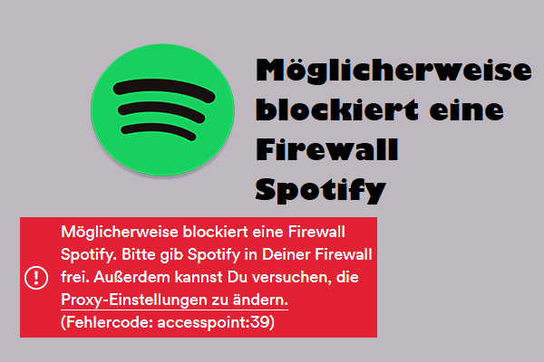 Eine Firewall kann Spotify blockieren: So beheben Sie das richtig