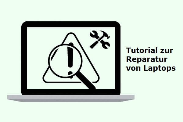 Tutorial zur Reparatur und Wiederherstellung von Laptops