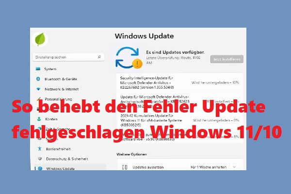So beheben Sie den Updates-Fehler Windows 11/10