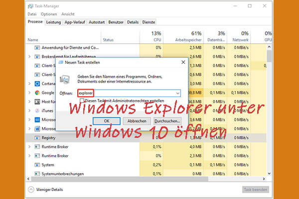 11 Wege, den Windows Explorer unter Windows 10 zu öffnen