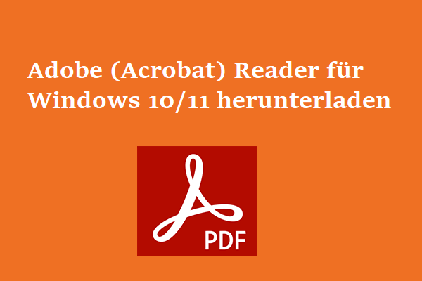 adobe acrobat reader deutsch download