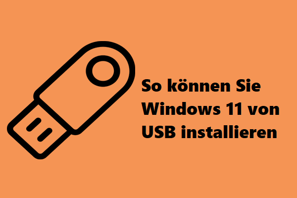 Antworten: Wie installieren Sie Windows 11 von USB?