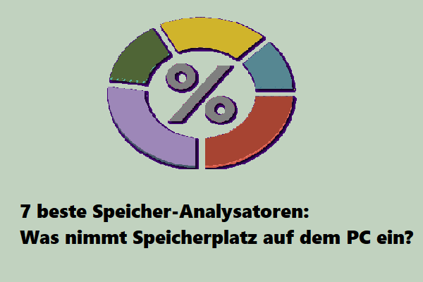 7 beste Speicher-Analysatoren: Was nimmt Speicherplatz ein?