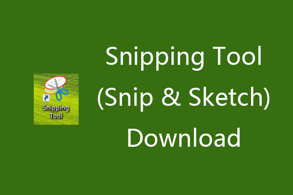 Snipping Tool (Snip & Sketch) Download für Windows 10/11 PC