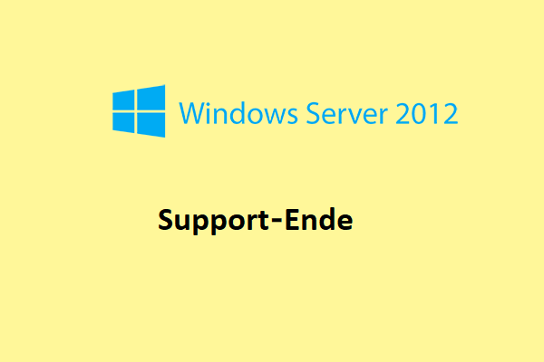 Windows Server 2012 R2 wird am 10. Oktober 2024 auslaufen