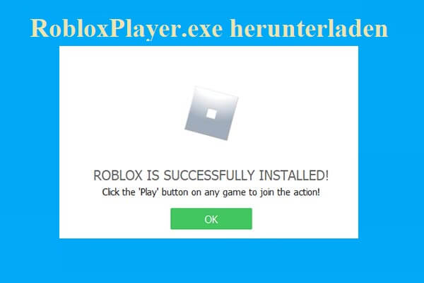 RobloxPlayer.exe Anleitungen: Download, Installation, Verwendung