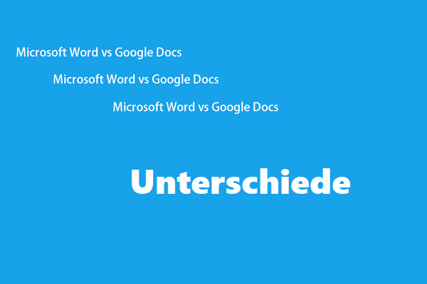 Microsoft Word vs. Google Docs - Unterschiede