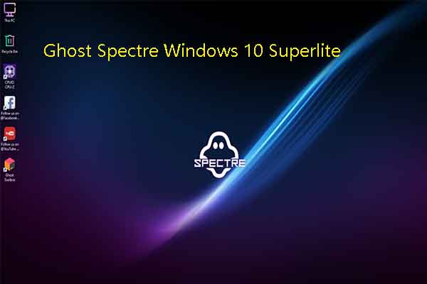 Ghost Spectre Windows 10 Superlite von ISO installieren