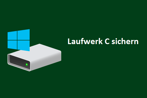 Sicherung des Laufwerks C auf einer externen Festplatte in Windows 11/
