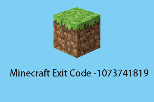 Minecraft Exit Code-1073741819: Hier sind einige Korrekturen für Sie!