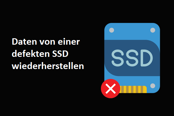 Wie kann man Daten von einer defekten SSD wiederherstellen? Wie repariert man eine defekte SSD?