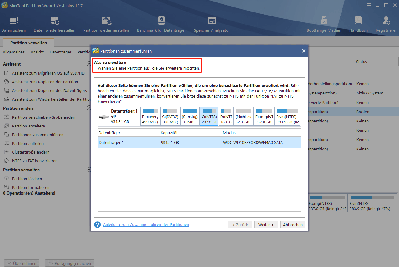 Das Laufwerk Mit Windows Muss Immer Wiederhergestellt Werden Wie wird Laufwerk C mit Laufwerk D in Windows 10 ohne Datenverlust