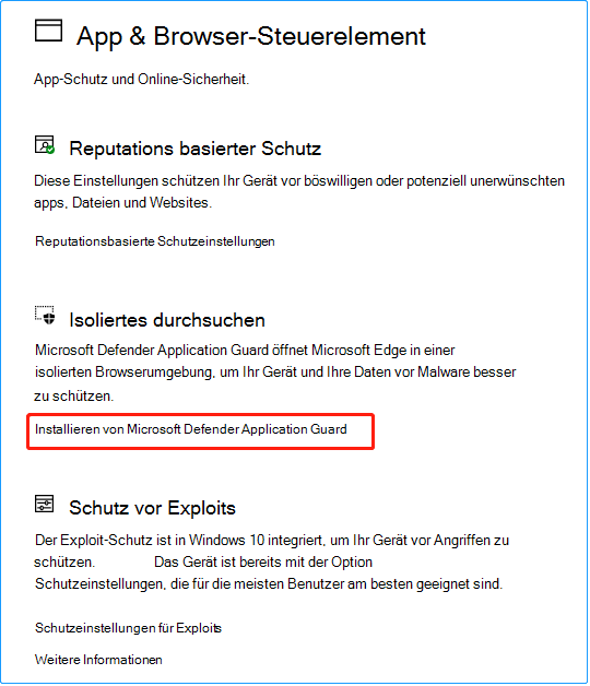 Windows Defender Application Guard aktivieren [5 Wege]