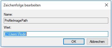 Wert ändern