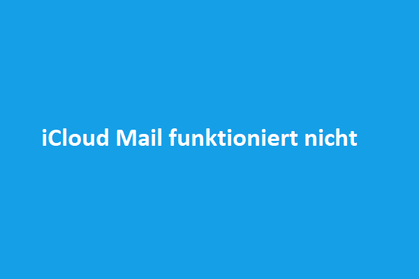 icloud e mail erstellen funktioniert nicht