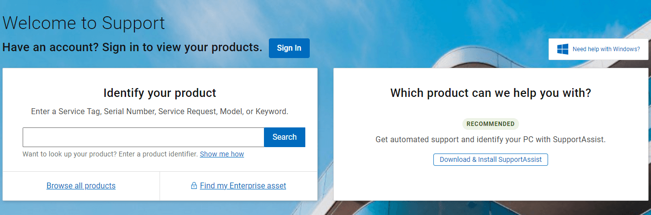 Identifizieren Sie Ihr Dell-Produkt