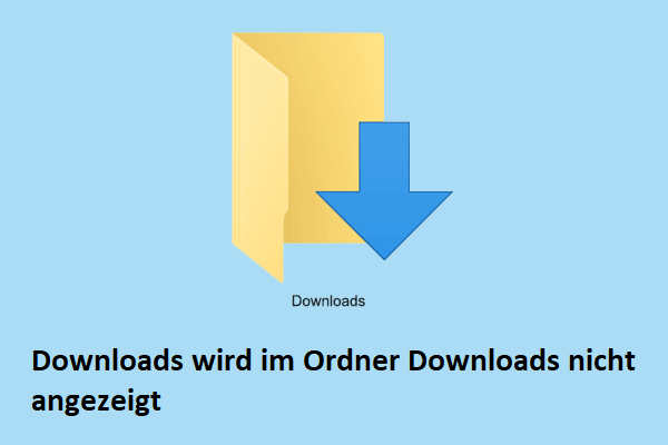 Behoben: Downloads werden nicht im Downloads-Ordner angezeigt