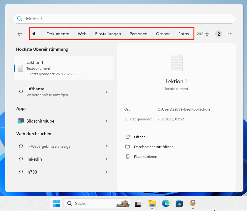 So Suchen Sie Unter Windows 11 Und Stellen Sie Die Nicht Gefundenen ...