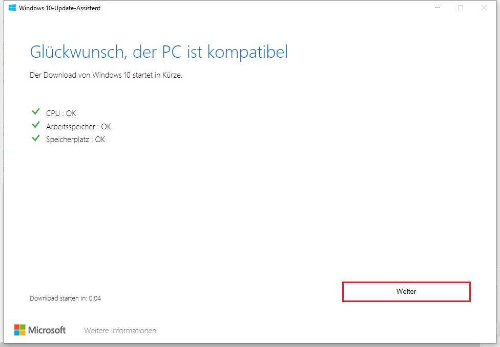 Konfigurationen prüfen