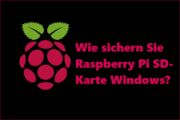 Volle Anleitung: Wie sichern Sie Raspberry Pi SD-Karte Windows?