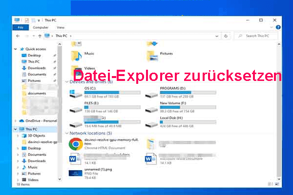 Wie setzen Sie den Datei-Explorer zurück? Hier sind 3 Methoden