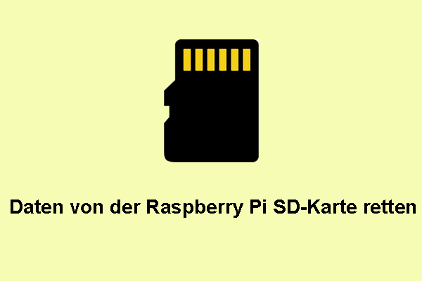 Wie kann man Daten von der Raspberry Pi SD-Karte unter Windows retten?