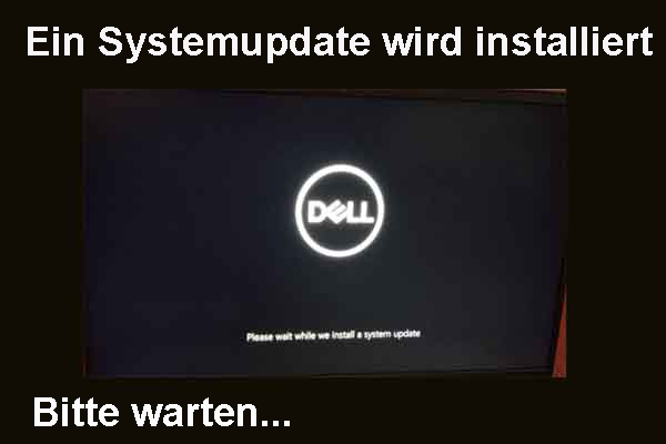 Gelöst: PC hängt bei Ein Systemupdate wird installiert Bitte warten