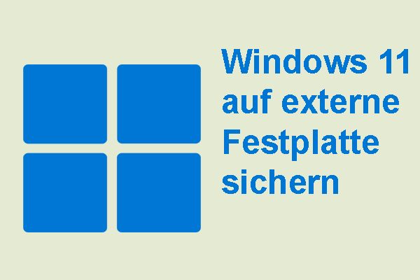 Backup von Windows 11 erstellen: Windows 11 auf externe Festplatte sichern – so geht’s