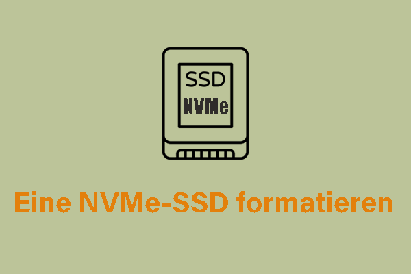 Wie Kann Man Eine Nvme Ssd Formatieren Schnell Und Einfach