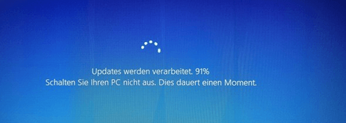 Windows-Update hängt 