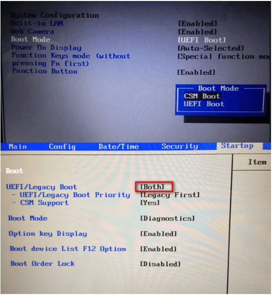 Fehler bei der Windows Installation - EFI- Systemen GPT - Datenträger 
