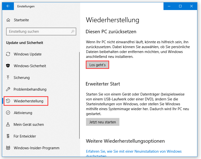 Windows 10 Wiederherstellungspartition löschen oder nicht (Umfassend)