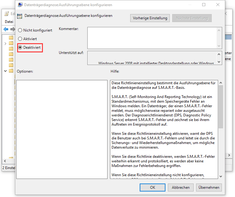 Es Wurde Ein Festplattenfehler Gefunden Windows 8 (4 Wege) Es wurde ein Festplattenfehler gefunden Windows 10/8/7 - MiniTool