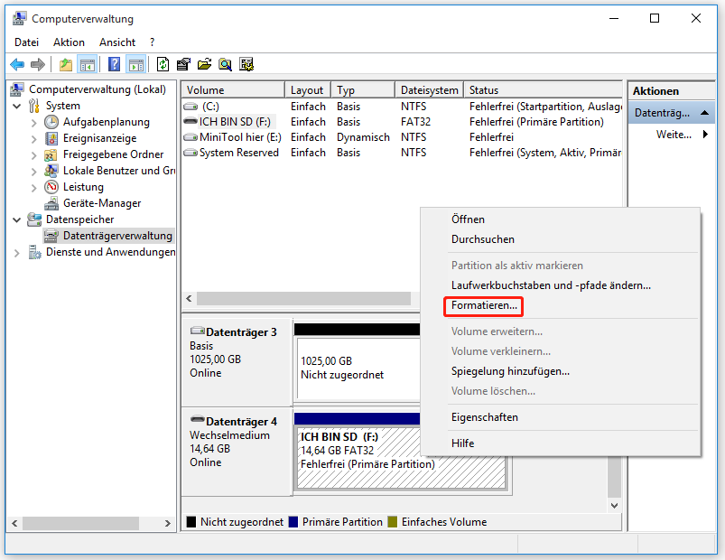 command 8 volume partition disk