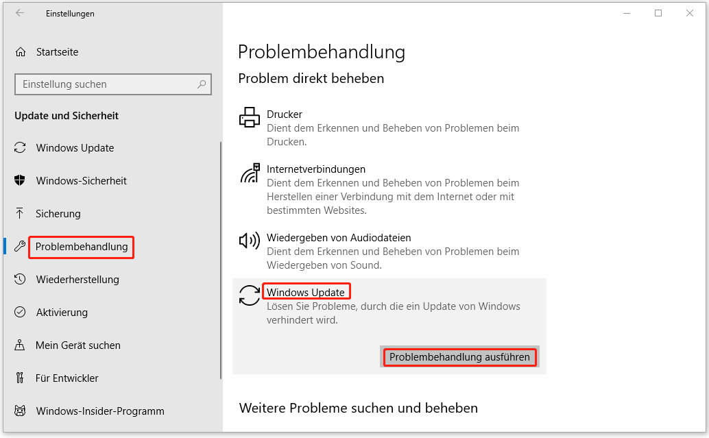 Auf Ihrem Gerät Fehlen Wichtige Sicherheits Und Qualitätsfixes Windows 10