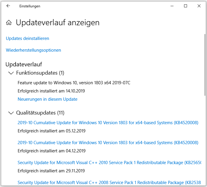 Das Update Ist Nicht Für Ihren Computer Geeignet