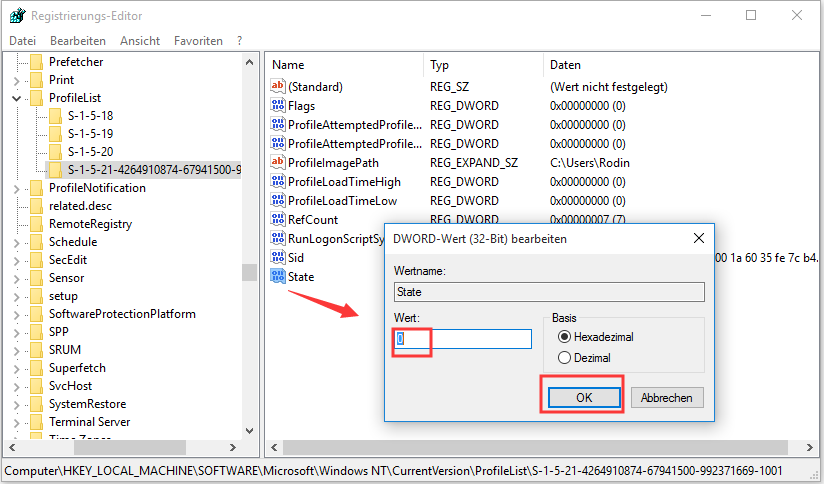 Das Benutzerkennwort Muss Vor Der Anmeldung Geändert Werden Die Anmeldung des Dienstes Benutzerprofildienst ist fehlgeschlagen