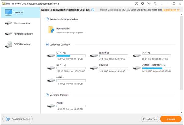 Daten wiederherstellen Windows 10