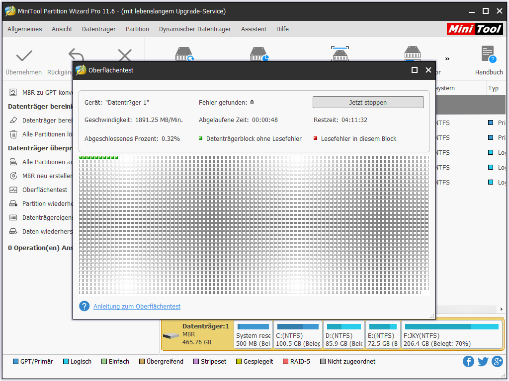 Ungültige Partitionstabelle beim Booten von Windows 10 schnell