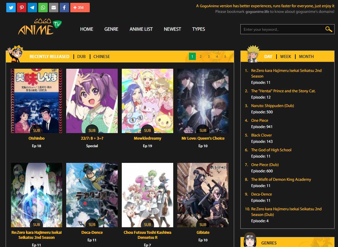 Os 10 melhores sites de streaming de Anime (grátis) - MiniTool MovieMaker